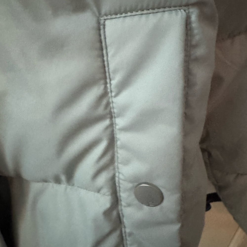 32 Degrees Light Gray Puffer Jacket with Hood - Picture 4 of 8